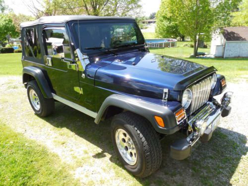 2004 jeep wrangler x sport utility 2-door 4.0l