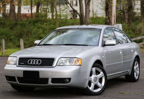 2003 audi a6 quattro v6 3.0l awd super low 37k mi serviced carfax