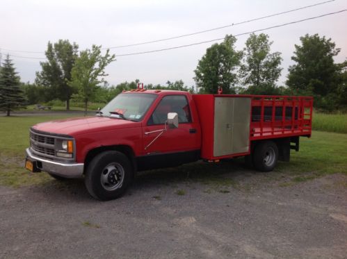 99 chevy 3500 turbo diesel dually flatbed  liftgate