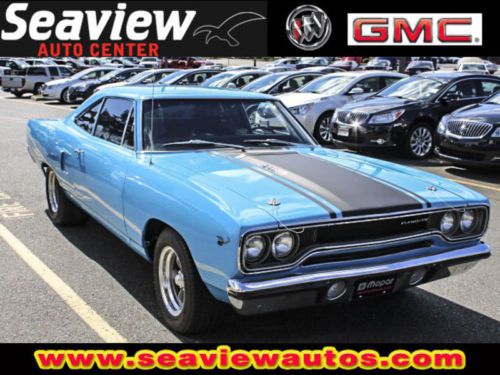 1970 plymouth roadrunner 440-6pack pistol grip 4-speed less than 100 miles !