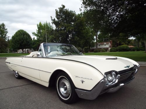Gorgeous rare 1962 ford thunderbird convertible 90k actual miles 3 owners nice !