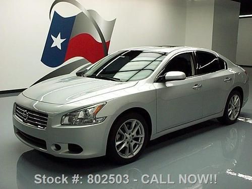 2011 nissan maxima 3.5 s auto sunroof leather 18's 37k! texas direct auto