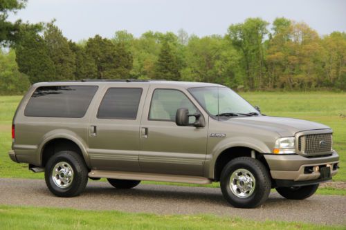 2003 ford excursion limited 7.3l diesel 59k actual miles 1-owner 4x4 no reserve