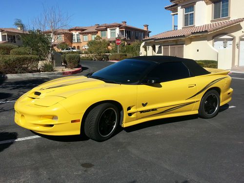 2002 pontiac firebird trans am collector edtition convertible ws6