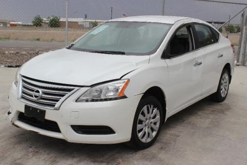 2013 nissan sentra sv puredrive damaged rebuilder fixer salvage repairable