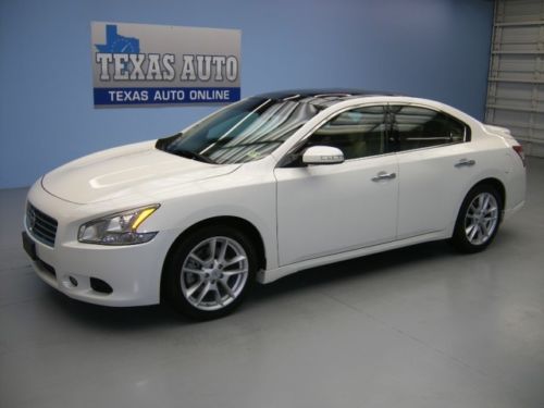 We finance! 2011 nissan maxima 3.5 sv premium pano roof nav leather texas auto