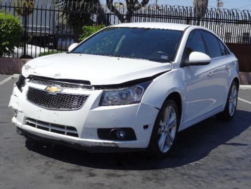 2013 chevrolet cruze ltz damaged crashed fixable repairable runs! price drop!!!!