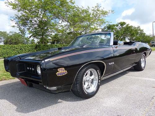 Extra nice 1969 lemans convertible - gto judge clone - rust free florida car