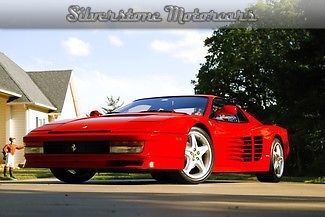 1989 red! pristine low miles dealer serviced desirable color combo beautiful