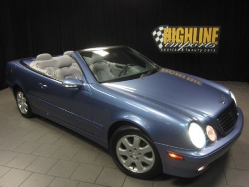 2001 mercedes clk320 cabriolet, **rare color** 215hp v6, heated seats