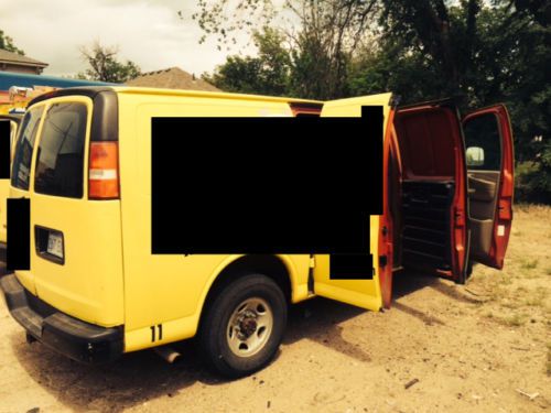 Chevy express cargo van 3500  eight doors