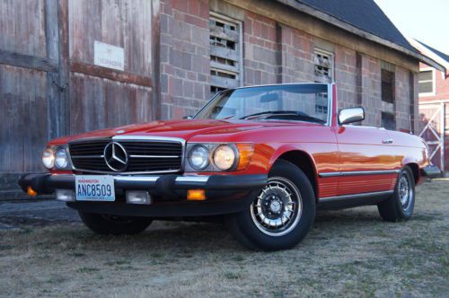 1980 mercedes benz 450sl roadster 115k original solid driver 1500$ tune