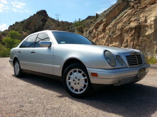 1998 mercedes e320 4matic sedan w210 silver 3.2l v6 awd hid&#039;s tint nice!!!