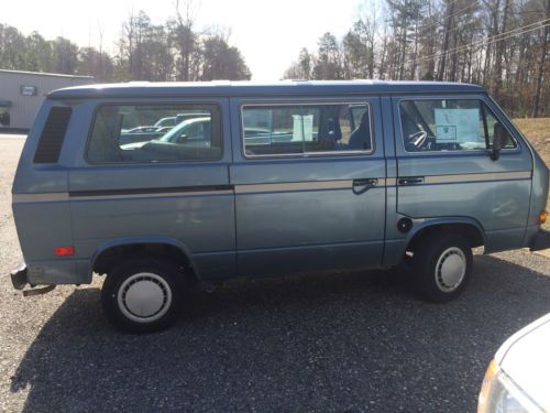 1986 volkswagen vanagon gl standard passenger van 3-door 2.1l