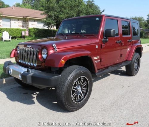 2008 jeep wrangler unlimited sahara 4-door 4x4 3.8l v6 a/t bidadoo