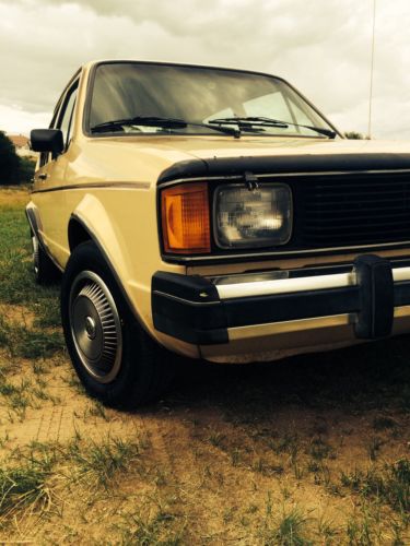 1981 vw volkswagon rabbit ls diesel 2 owner low miles