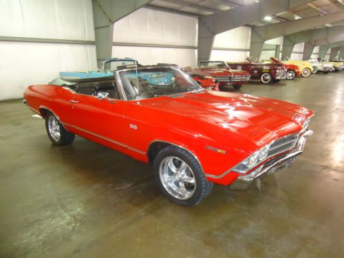 1969 chevrolet chevelle ss convertible 454 v8 very clean. boyd cottington wheels