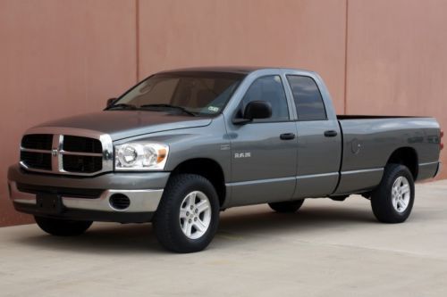 08 dodge ram 1500 slt 4x4 quad cab long bed 1 owner carfax &amp; autocheck cert!!!!!