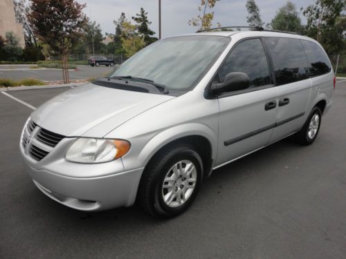 2007 dodoge grand caravan se 3.3l new tires california car no rust no reserve