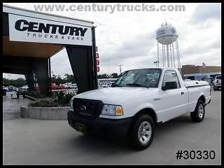 White regular cab long bed work truck a.r.e. service utility shell we finance!