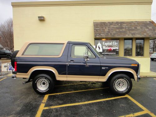 1985 ford bronco eddie bauer sport utility 2-door 5.0l 4wd