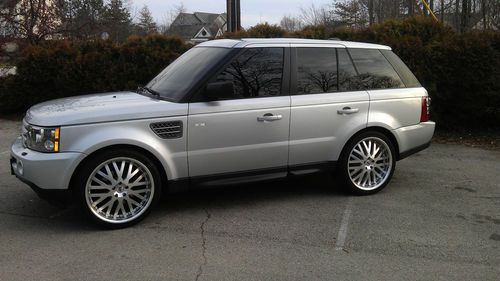 Stunning 2006 land rover range rover sport only 55,000 miles land rover22wheels