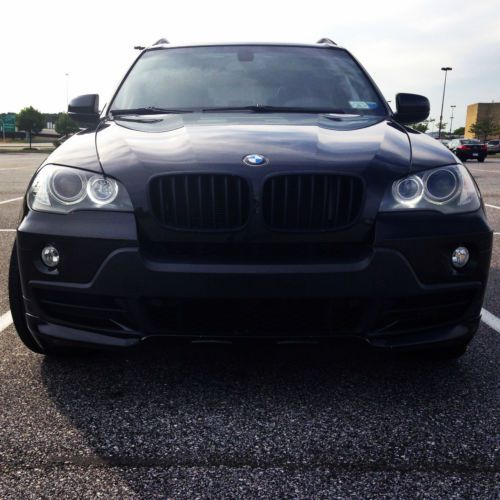 2008 black e70 bmw x5 4.8i m sport aero loaded !!