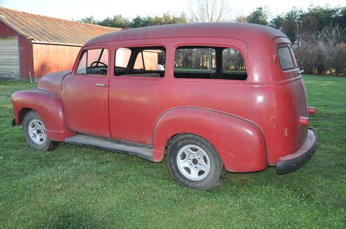 1952 chevrolet gmc suburban street rat rod project 6 cylinder