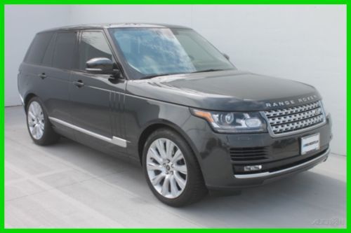 2013 range rover supercharged 19k miles*export ready*rear dvd*vision assist