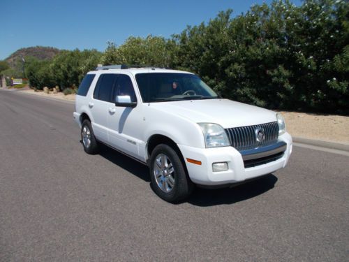 2007 mercury mountaineer premier package and super low miles!! beautiful suv