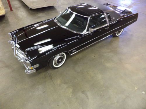 1974 cadillac el dorado triple black coupe this car has attitude