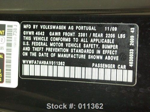 2010 VOLKSWAGEN EOS LUX CONVERTIBLE SUNROOF LEATHER 40K TEXAS DIRECT AUTO, US $18,980.00, image 20