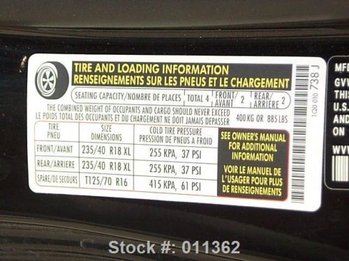 2010 VOLKSWAGEN EOS LUX CONVERTIBLE SUNROOF LEATHER 40K TEXAS DIRECT AUTO, US $18,980.00, image 21