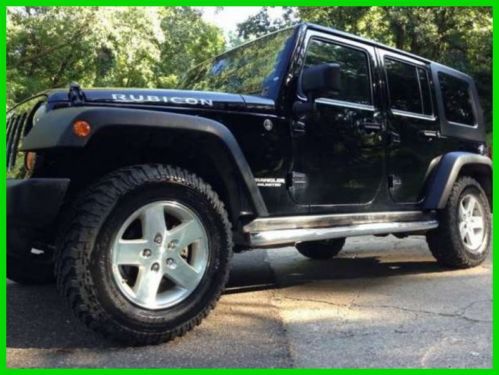 2009 jeep wrangler unlimited rubicon 3.8l v6 12v automatic 4wd suv premium