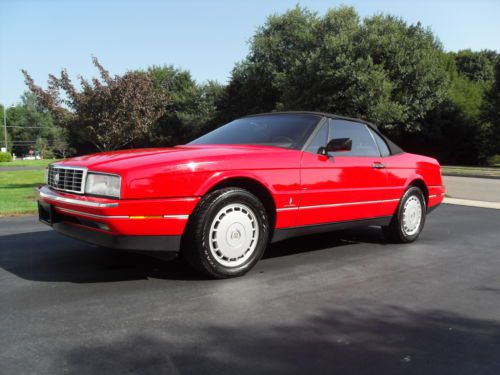 1989 cadillac allante all original low 49k original miles