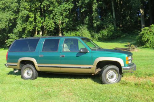 1999 gmc suburban slt 7.4l vortec v8 k2500 suv 4x4 truck