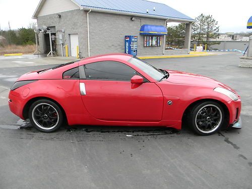 2005 nissan 350z 6 spd close ratio trans s-tech lowering kit 70k miles nice car!