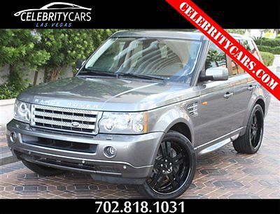 2008 land rover range rover sport supercharged suv 22&#034; custom wheels