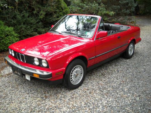 1987 bmw 325i convertible e30 26k orig miles all original 3 series garage kept