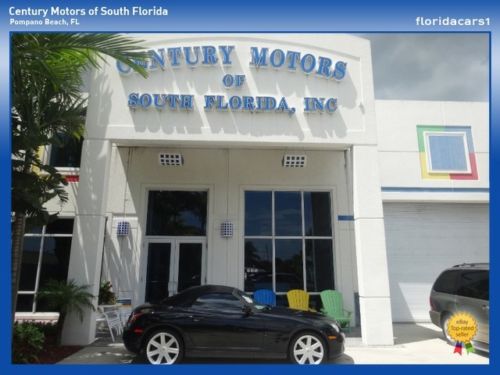 2007 chrysler crossfire low miles non smoker 1 owner fl niada certified warranty