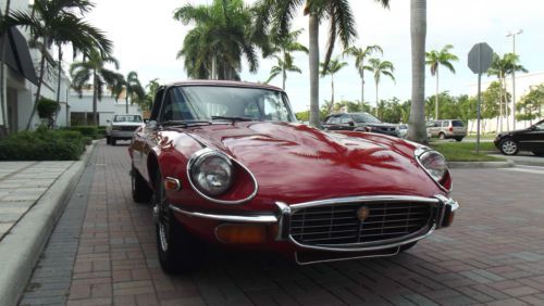 1971 jaguar xke v12 siii 2+2 coupe. excellent condition. ac, original radio.