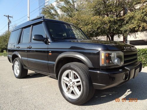 2004 land rover discovery 4x4 black on black 2 moonroofs runs great clean no res