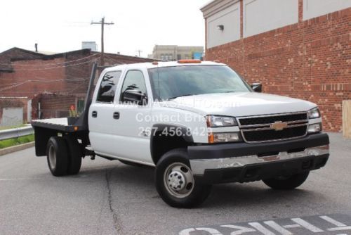 2007 chevrolet silverado 3500hd flat bed 5th wheel hitch work crew cab 4 doors