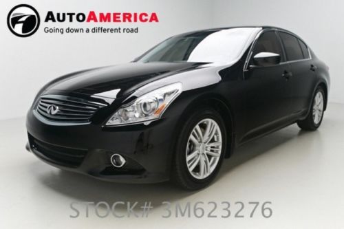 2012 infiniti g37 sedan 28k low miles rearcam sunroof htd seat usb one 1 owner