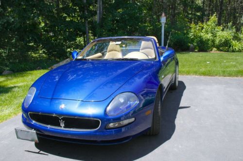 2002 maserati spyder cambiocorsa convertible cabriolet low mileage navigation