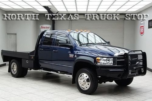 2008 dodge ram 4500 diesel 4x4 dually 6-speed flat bed hauler st texas truck