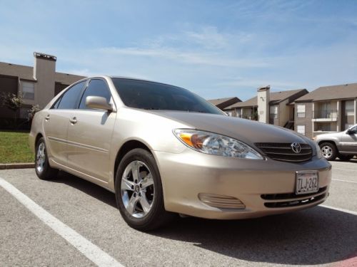 2002 GOLDEN TOYOTA CAMRY V6 XLE W/ 109,000 MILES & CLEAN TITLE & CHROME WHEELS, US $4,800.00, image 3