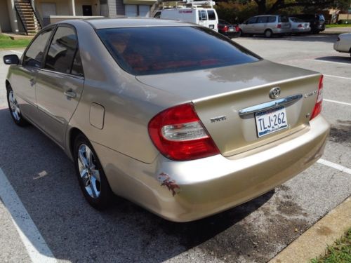 2002 GOLDEN TOYOTA CAMRY V6 XLE W/ 109,000 MILES & CLEAN TITLE & CHROME WHEELS, US $4,800.00, image 4