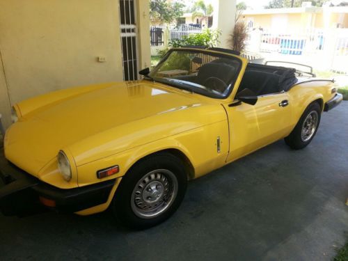 1979 triumph spitfire base convertible 2-door 1.5l