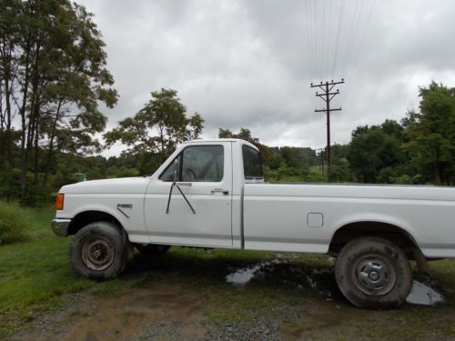 1987 ford f-250 custom truck 4wd